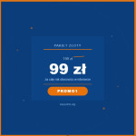 Kod rabatowy na pakiet Złoty